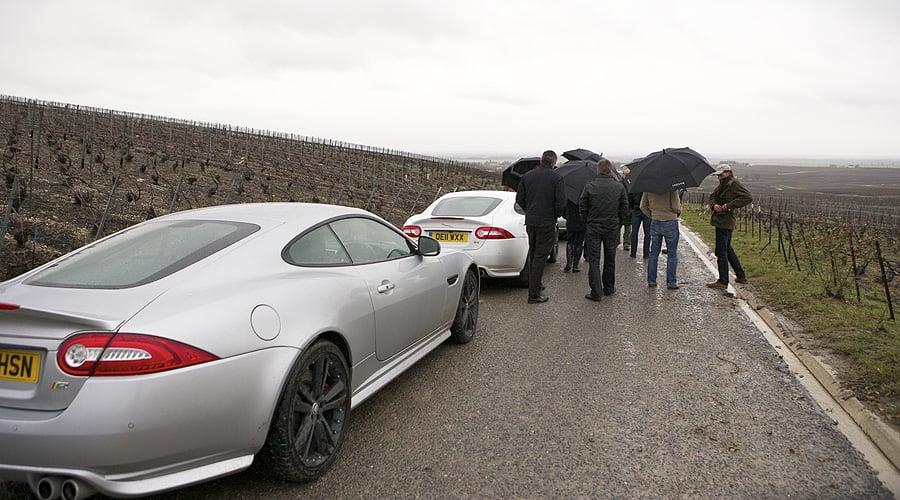 Champagne Tour by Jaguar XK-R