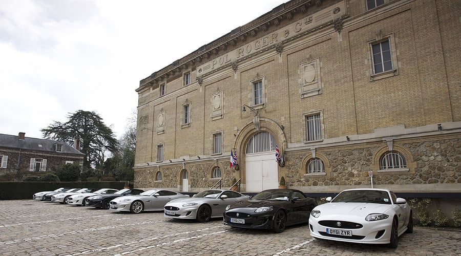 Champagne Tour by Jaguar XK-R