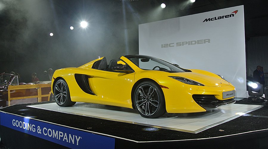 McLaren MP4-12C Spider launched at Pebble Beach