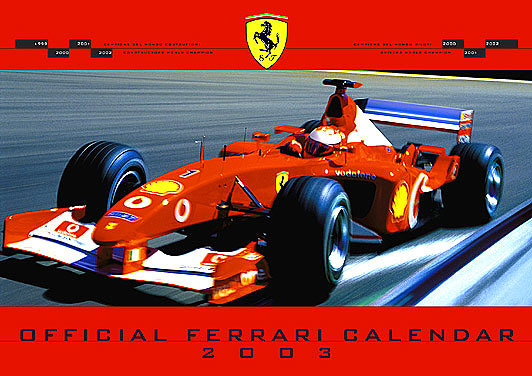 Official Ferrari Calendar 2003