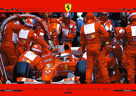 Official Ferrari Calendar 2003