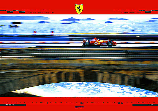 Official Ferrari Calendar 2003