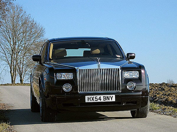 Photographic studies of the design of the new Rolls-Royce Phantom