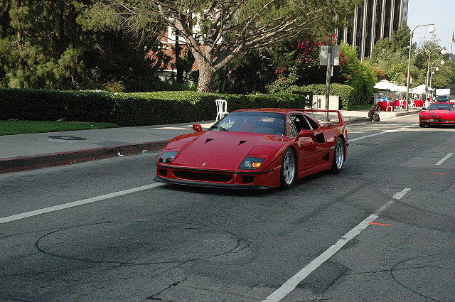 Concorso Ferrari in Los Angeles