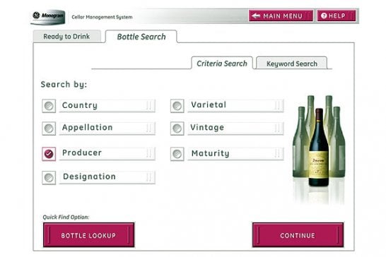 Fine wines at your fingertips