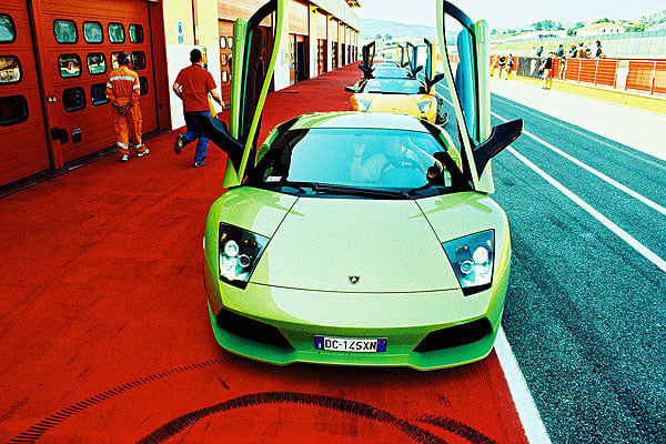 Lamborghini Murciélago LP640 - on the track