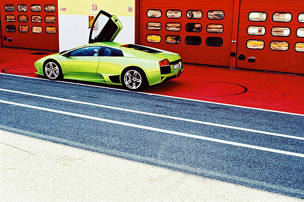 Lamborghini Murciélago LP640 - on the track