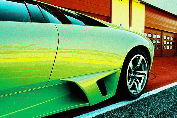 Lamborghini Murciélago LP640 - on the track