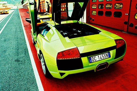 Lamborghini Murciélago LP640 - on the track