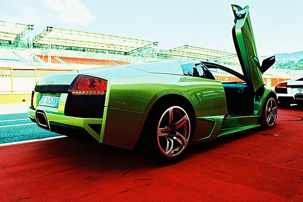 Lamborghini Murciélago LP640 - on the track