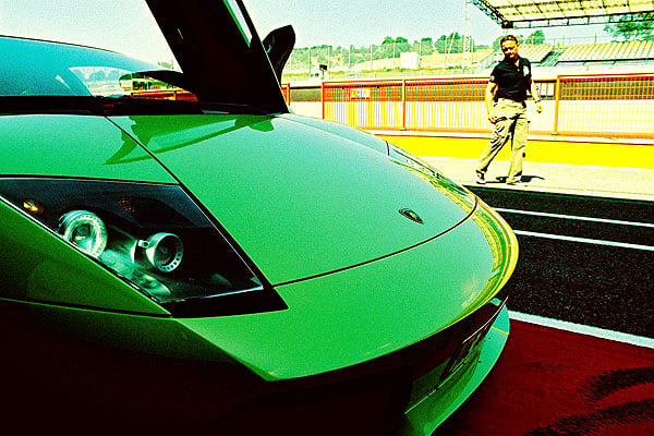 Lamborghini Murciélago LP640 - on the track