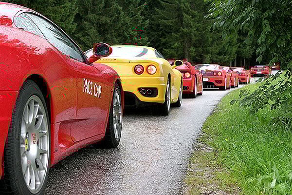 Internationales Ferrari Meeting am Wolfgangsee