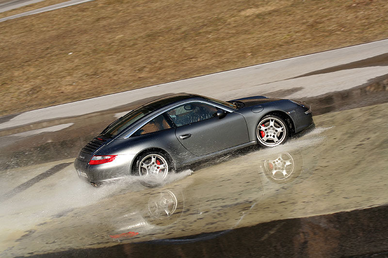 Porsche 911 Targa 4S Wintertraining