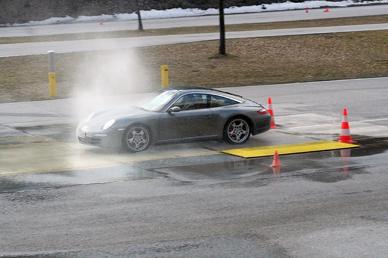 Porsche 911 Targa 4S Wintertraining