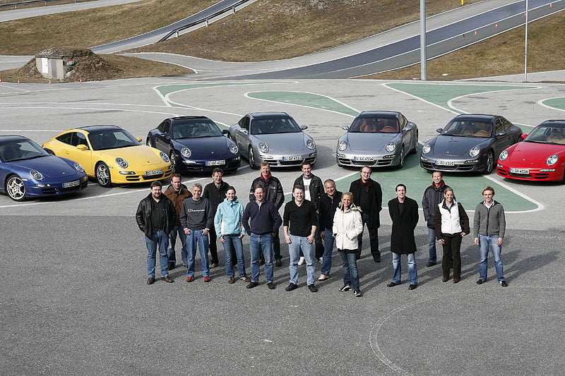 Porsche 911 Targa 4S Wintertraining