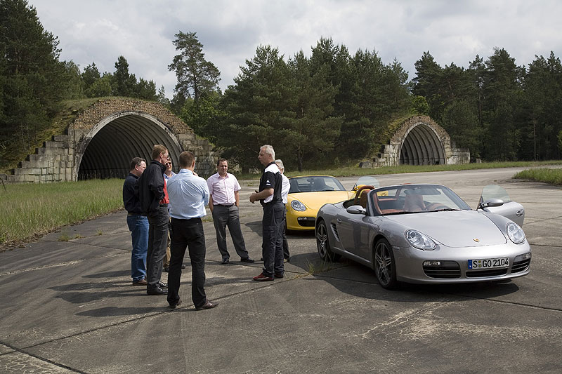 Porsche Boxster: Röhrl'sches Pylonenballett