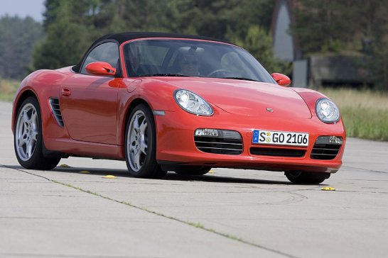 Porsche Boxster: Röhrl'sches Pylonenballett