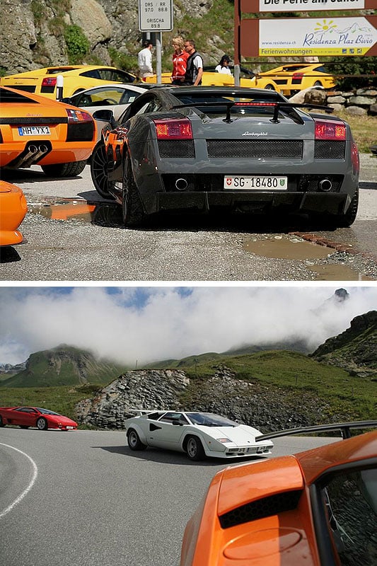 Lamborghini on the Rocks