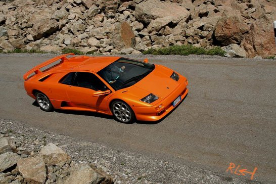 Lamborghini on the Rocks