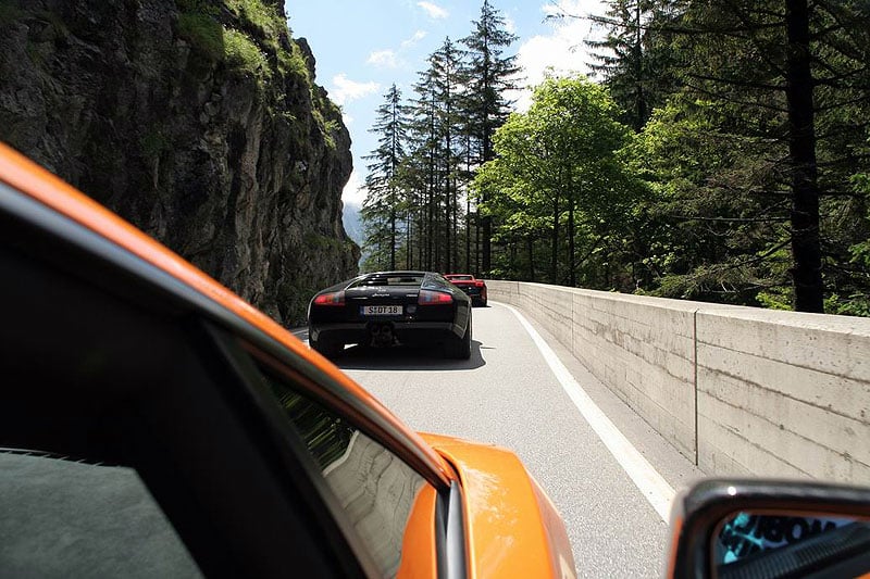 Lamborghini on the Rocks