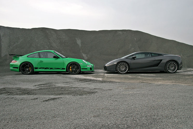 Porsche 911 GT3 RS & Lamborghini Gallardo Superleggera 