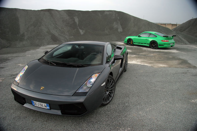 Porsche 911 GT3 RS & Lamborghini Gallardo Superleggera 