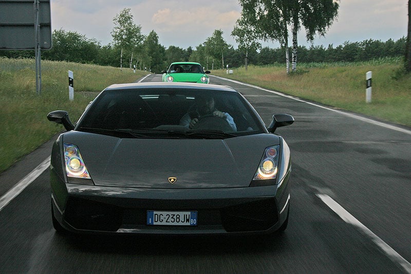 Porsche 911 GT3 RS & Lamborghini Gallardo Superleggera 