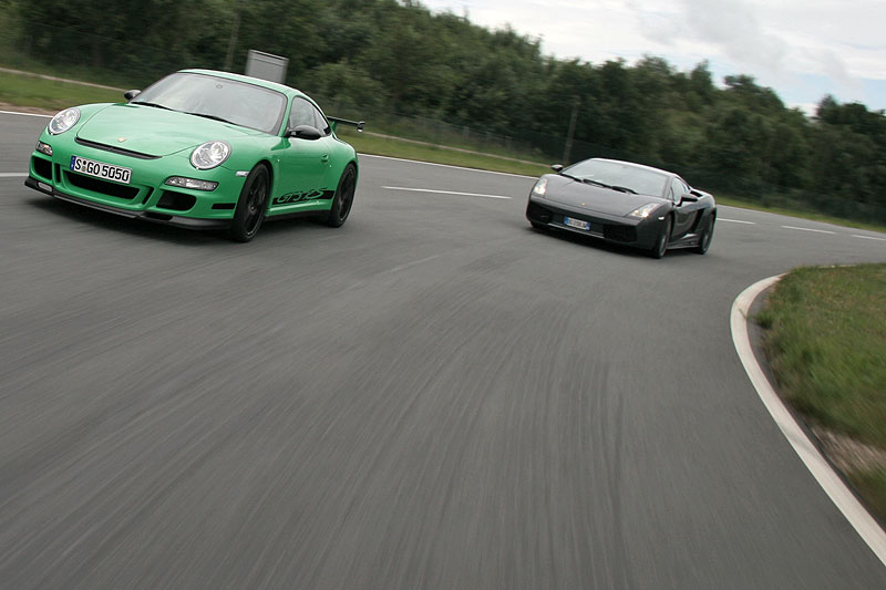 Porsche 911 GT3 RS & Lamborghini Gallardo Superleggera 