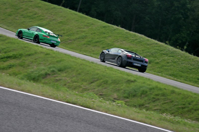 Porsche 911 GT3 RS & Lamborghini Gallardo Superleggera 