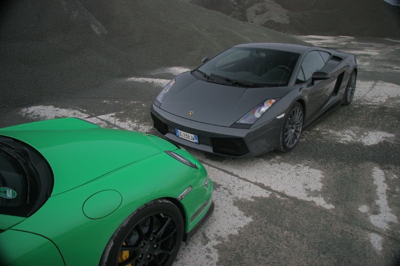 Porsche 911 GT3 RS & Lamborghini Gallardo Superleggera 