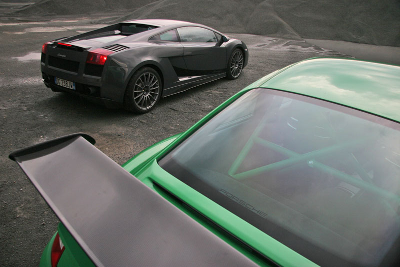 Porsche 911 GT3 RS & Lamborghini Gallardo Superleggera 