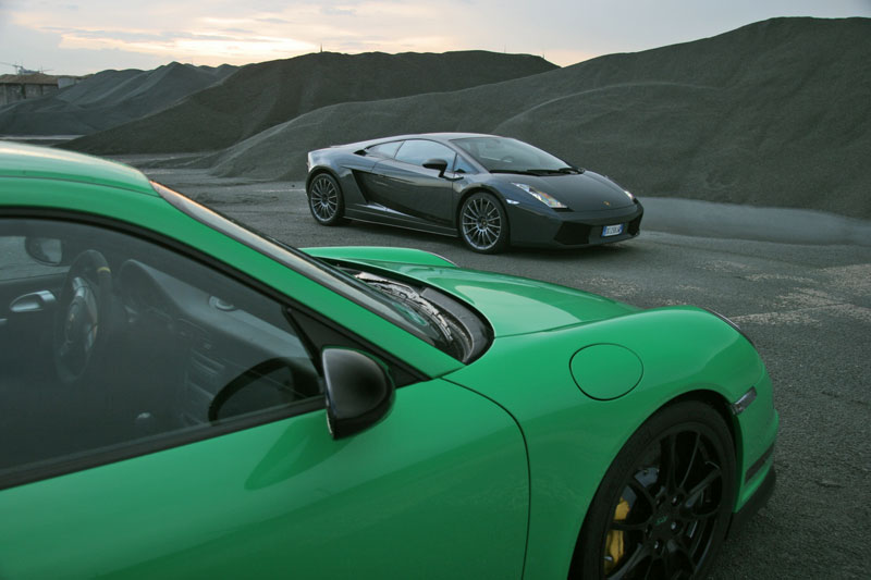 Porsche 911 GT3 RS & Lamborghini Gallardo Superleggera 