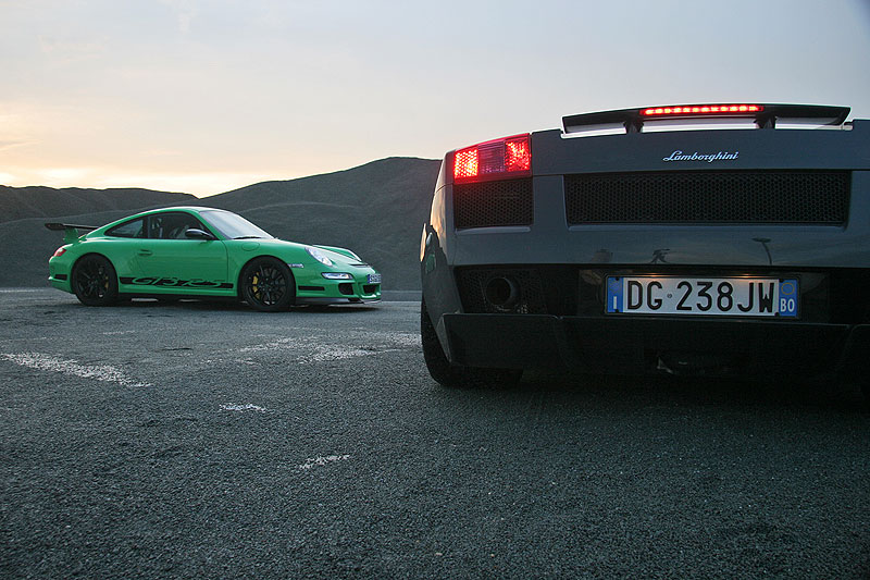 Porsche 911 GT3 RS & Lamborghini Gallardo Superleggera 