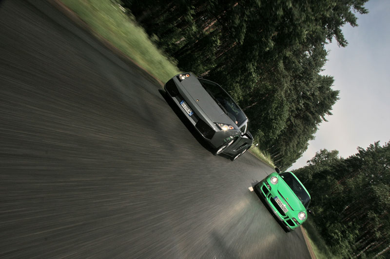 Porsche 911 GT3 RS & Lamborghini Gallardo Superleggera 