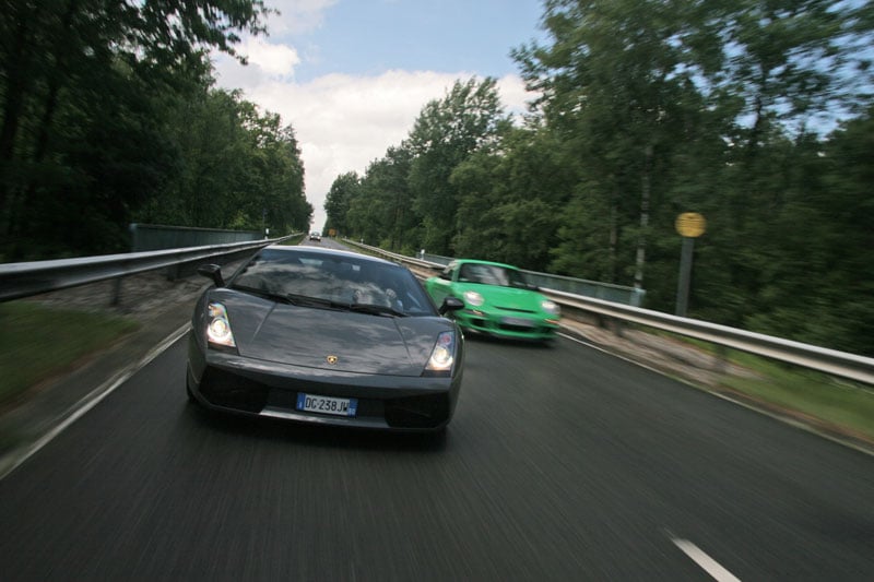 Porsche 911 GT3 RS & Lamborghini Gallardo Superleggera 