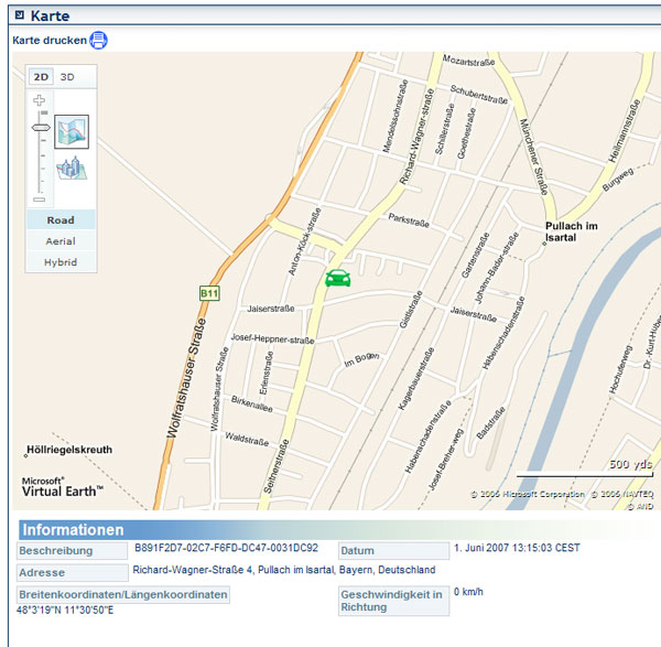 Basic-Finder: GPS basierter Diebstahlschutz