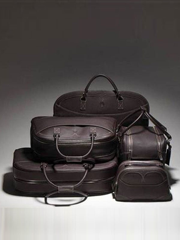 Salvatore Ferragamo luggage set for the Maserati GranTurismo 