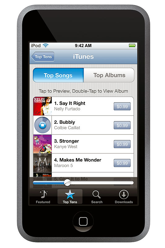 Apple iPod Touch: Auf Tuchfühlung
