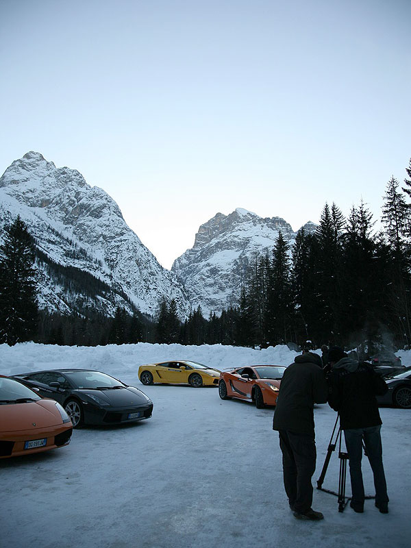 Lamborghini Winter-Academy: Lektion „Dynamik“