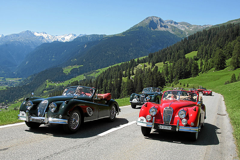 British Classic Car Meeting St. Moritz: Very british