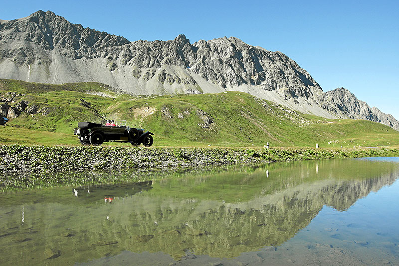 British Classic Car Meeting St. Moritz: Very british