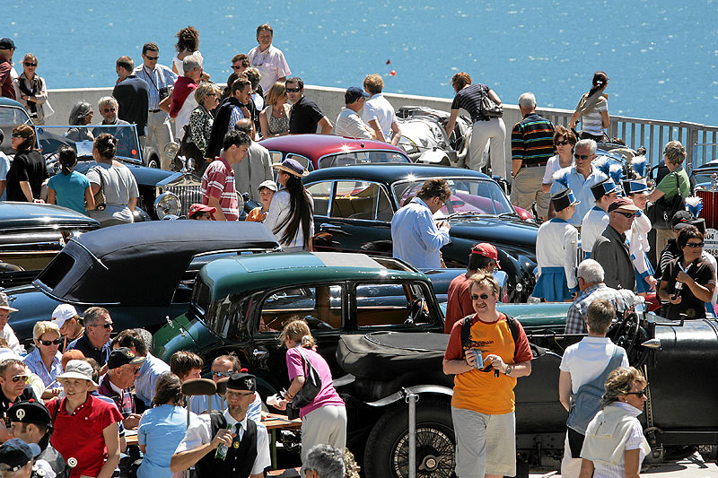 British Classic Car Meeting St. Moritz: Very british