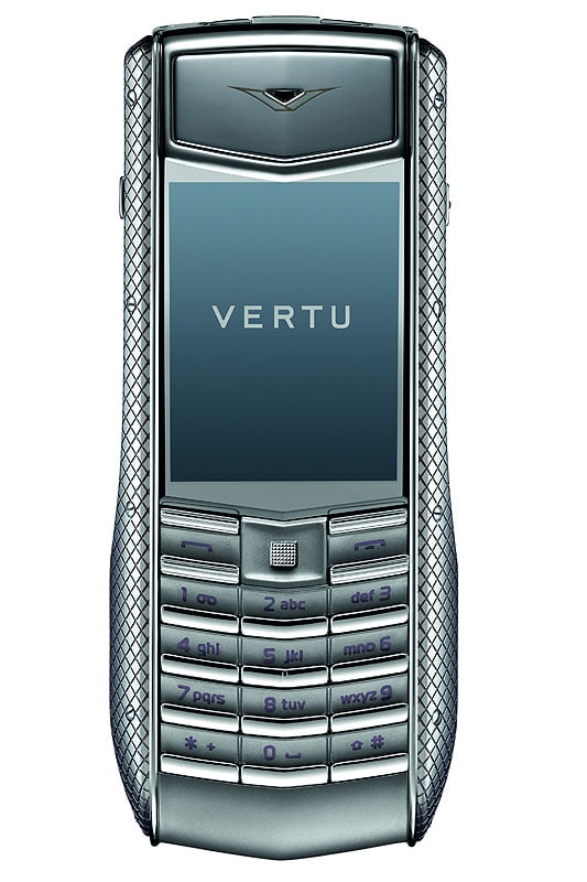 Vertu Ascent Ti: Knurled and Checked