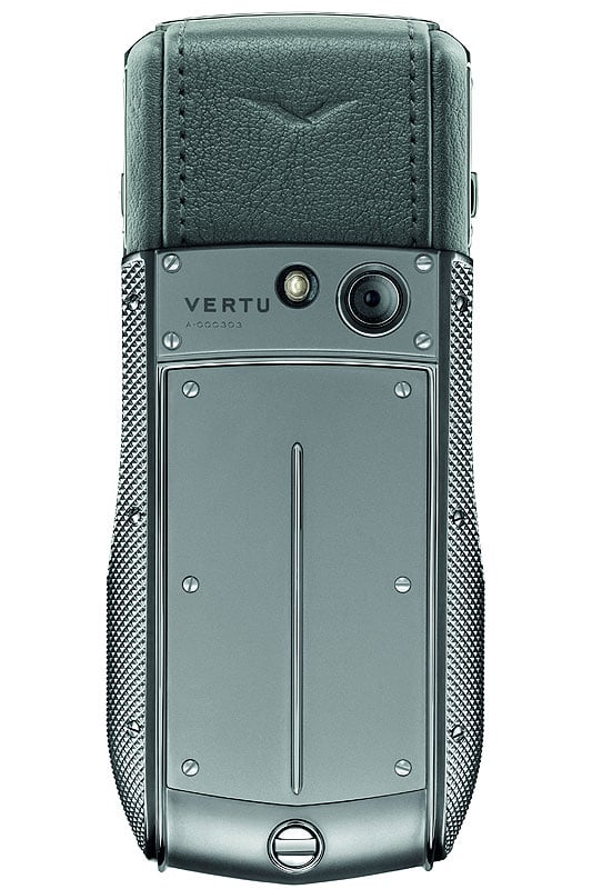 Vertu Ascent Ti: Knurled and Checked