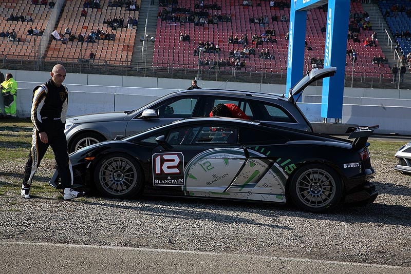 Lamborghini Blancpain Super Trofeo: Premierenfahrt auf dem Hockenheimring