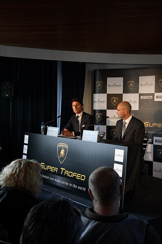 Lamborghini Blancpain Super Trofeo: Premierenfahrt auf dem Hockenheimring