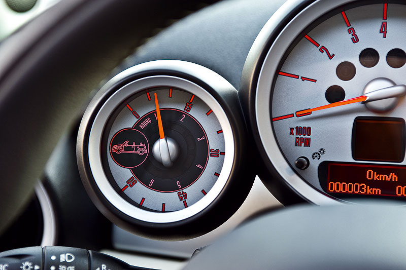 Mini Cabrio (Modelljahr 2009): Durchgehend geöffnet
