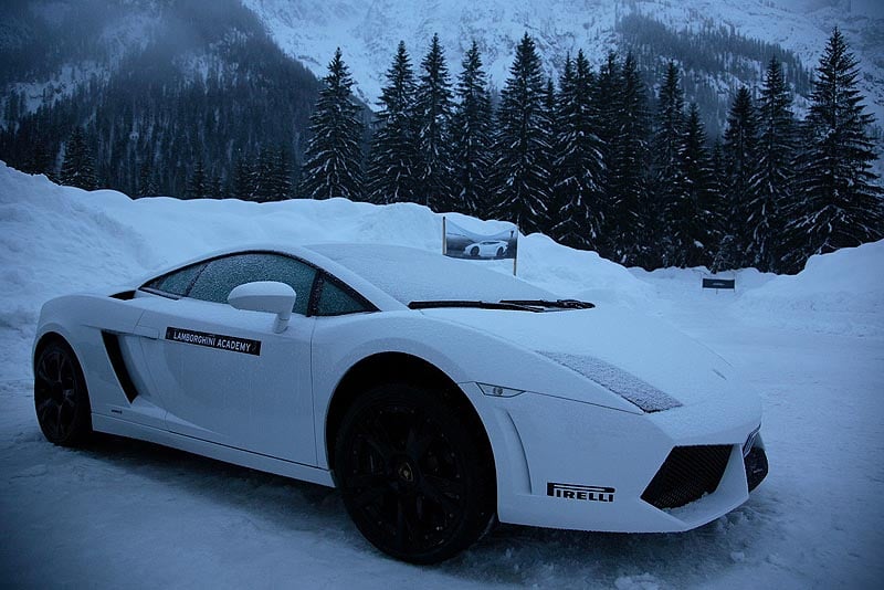 Lamborghini Winter Academy 2009: Feuer auf Eis
