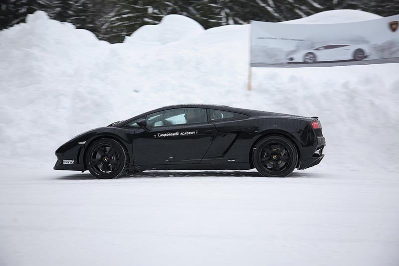 Lamborghini Winter Academy 2009: Feuer auf Eis