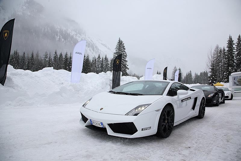 Lamborghini Winter Academy 2009: Feuer auf Eis